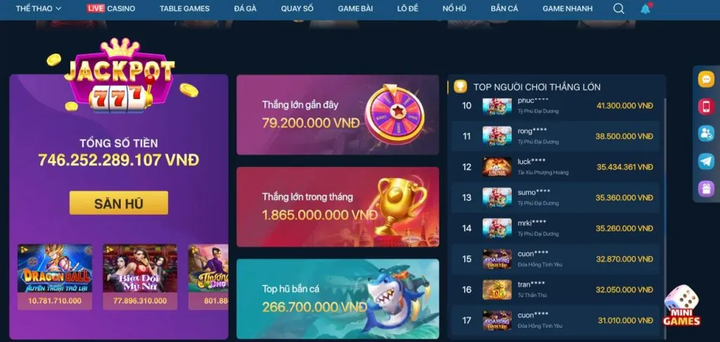 Săn cá đổi thưởng tại ban ca 30 online